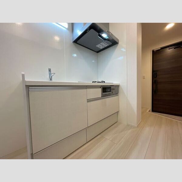 アヴァンス青井 キッチン2.5帖　グリル付き2口システムキッチン