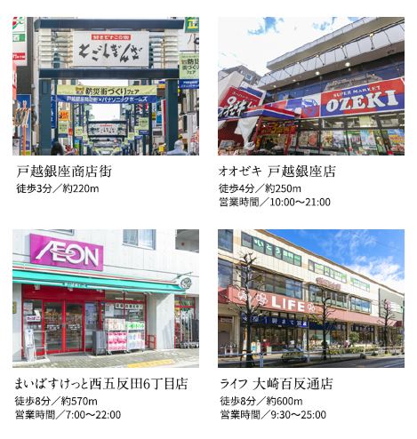 プラウドフラット戸越銀座408号室 周辺