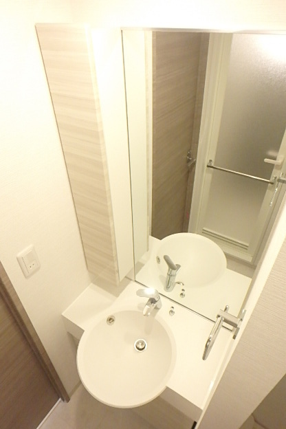 ガーラ・プレシャス川崎10階 忙しい朝には欠かせない洗面所です