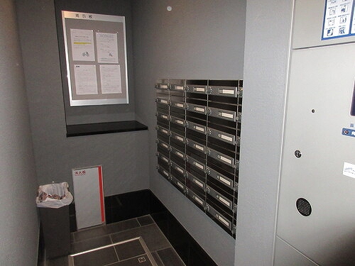 レックスお花茶屋ツインレジデンスウエスト11階 集合郵便受　※2026年3月撮影の写真