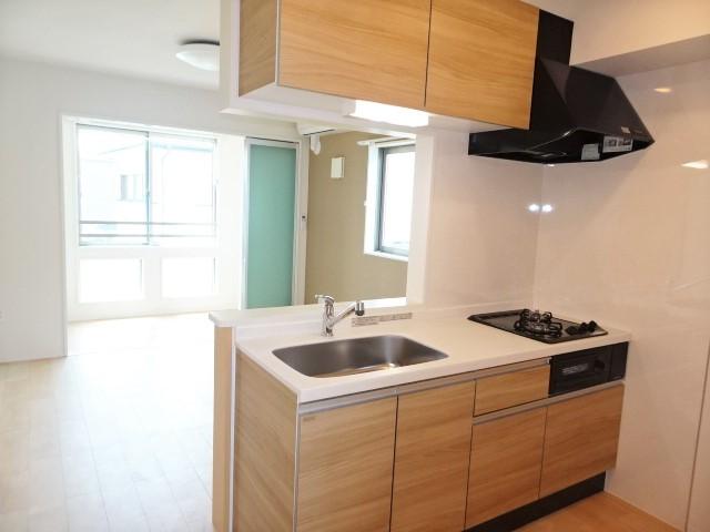 （仮称）小田原市中町アパート新築工事202号室 キッチン（イメージ）