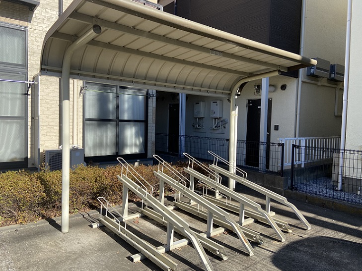 レオパレスロータス104号室 駐輪場