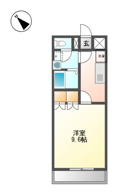ヤマリハウス　コヤマ102号室 間取