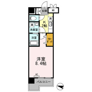 カーサ フェリーチェ 柴又106号室 間取
