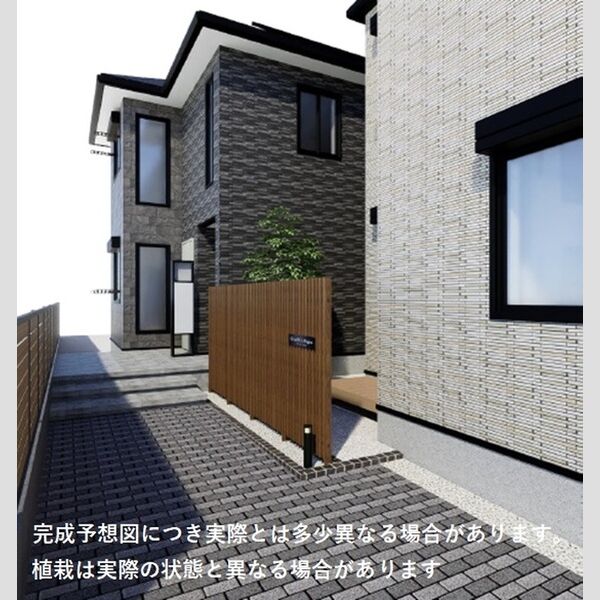 アミティエ久が原201号室 ※完成予想図につき、実物とは多少異なる場合があります。