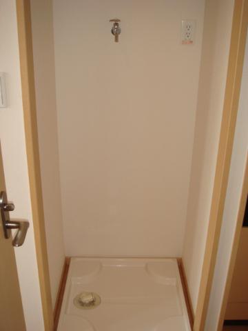 グリーンフォレスト203号室 洗濯機置場