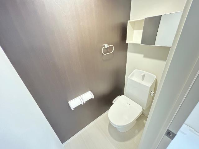 OceanCoastTsudanuma（オーシャンコーストツダヌマ）206号室 シャワー付トイレ