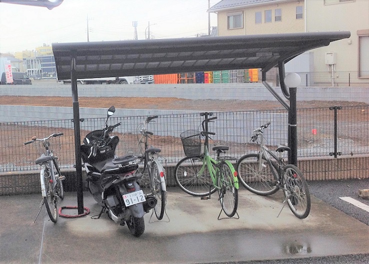 レオネクストアスパイアⅡ105号室 駐輪場