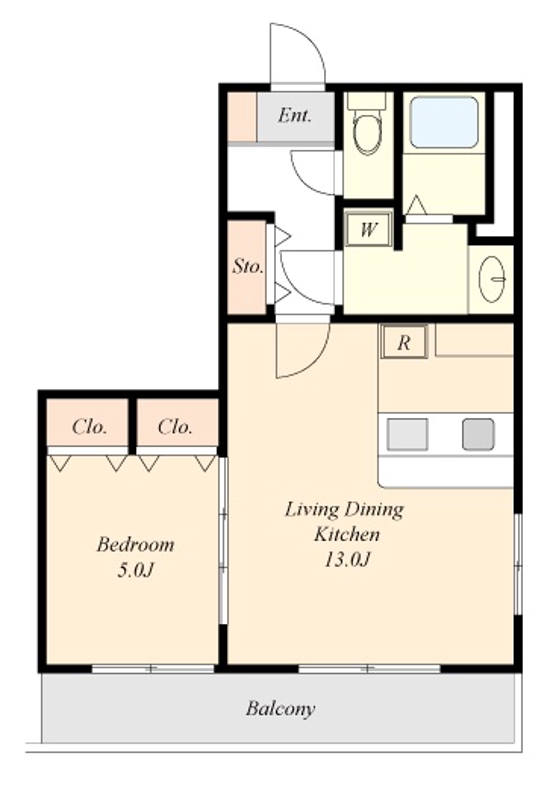 プランドール5階 間取