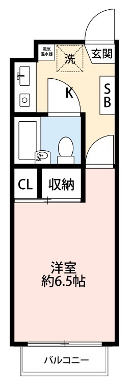 メゾン三山1階 間取