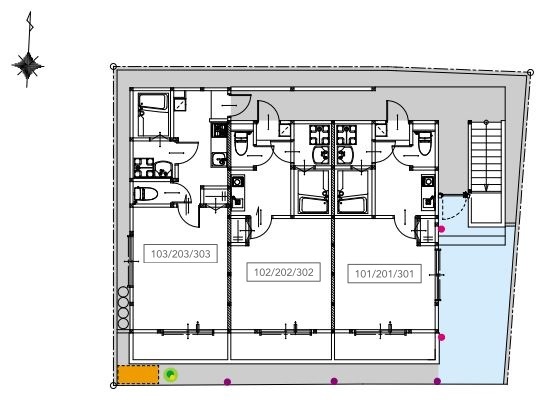 Ｇｒｏｏｖｅ．Ａ1階 同建物別部屋の参考画像