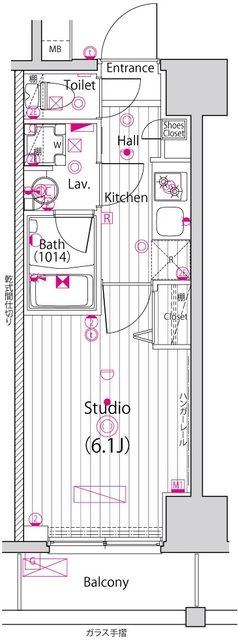 ガーラ新横浜グランドステージ4階 間取
