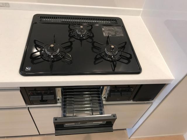 アルヴェージュ（ＡＬＶＡＧＥ） 3口ガスコンログリル付