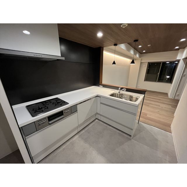 白金台アパートメント キッチン