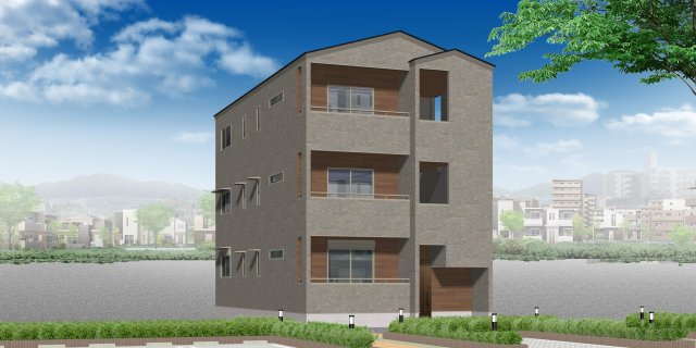 グランレジデンス千代田201号室 外観パース