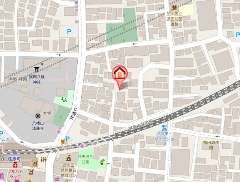 Ti hus 中延1階 Tihus中延_地図