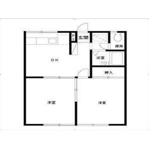 サニーサイド北沢201号室 間取