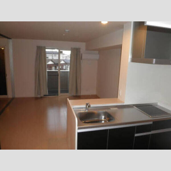 プランドール谷中　C IH2口対面キッチン