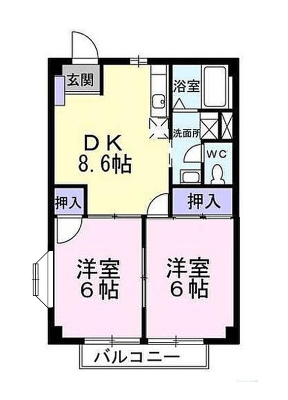 メゾン稲荷山0101号室 間取