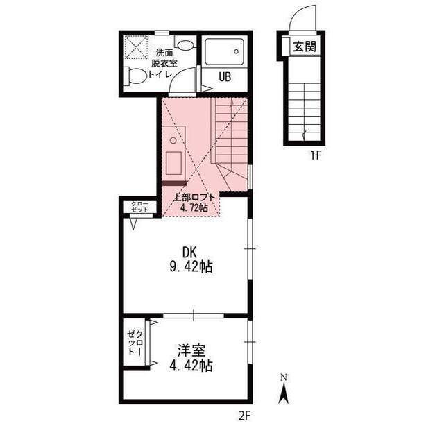 パークアレイ井荻201号室 間取