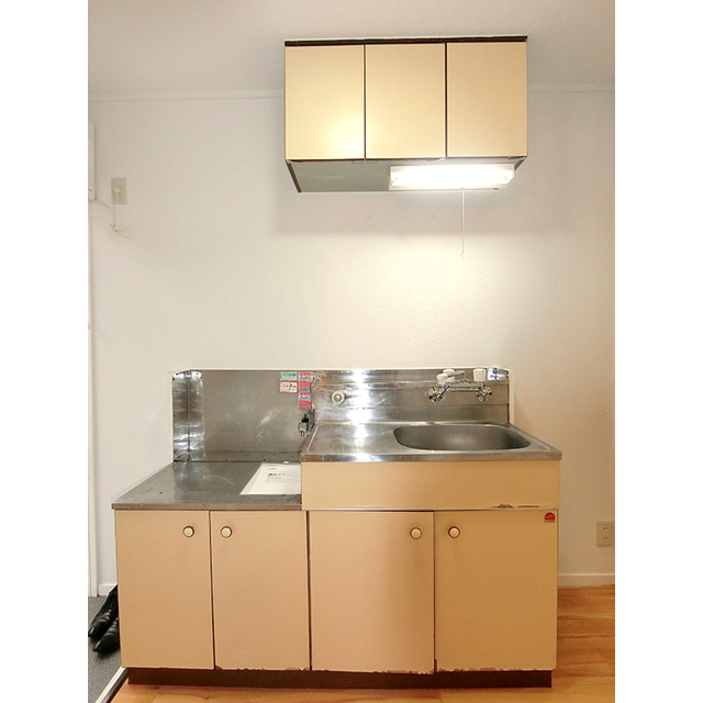 オレゴンハイツＣ205号室 ガスコンロ設置可