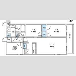 S-RESIDENCE富士見ヶ丘afford102号室 間取