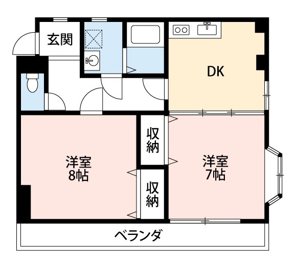 パークパレス3階 間取