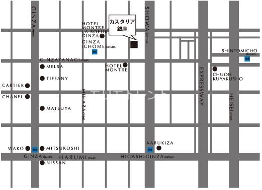 カスタリア銀座7階 null