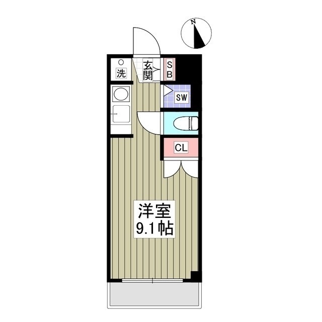 アーバンハイム小平105号室 間取