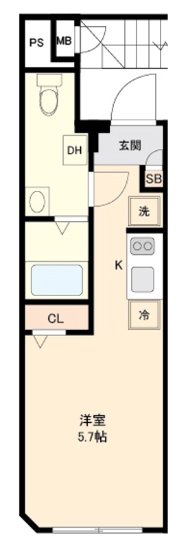 タスキsmart浅草橋4階 間取