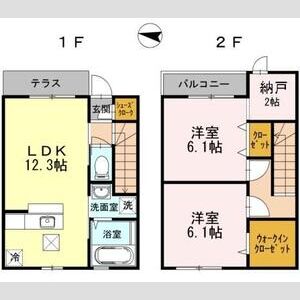 キャトル・セゾン102号室 間取
