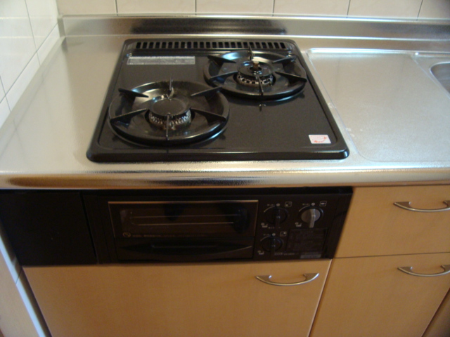 ハイツコスモス105号室 ガスコンロ２口