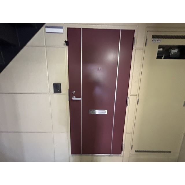 川口プラザＥ 玄関