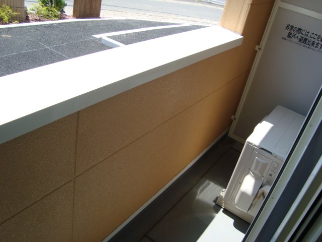 エクセレント南柏105号室 ベランダ