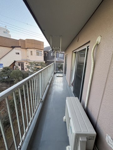 京王山田マンションＢ棟２０６ バルコニー