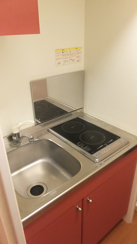 レオパレスパレット壱番館202号室 ２口ラジエントヒーター