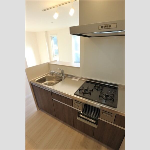 CASA　DOS301号室 ガスコンロ3口　グリルも付いてます