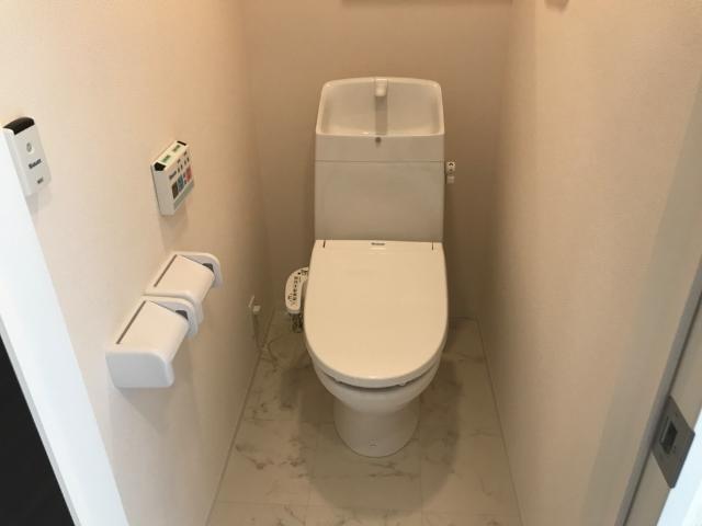 川口市大字安行領根岸　アパート新築工事 シャワー付トイレ（イメージ）