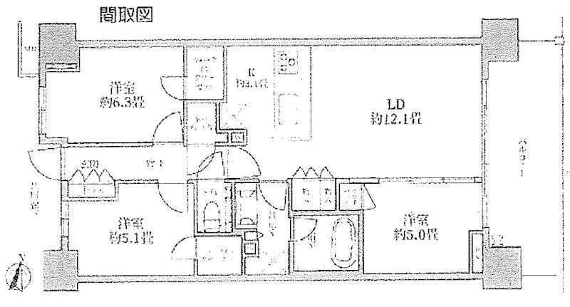 THE ITABASHI テラス10階 間取