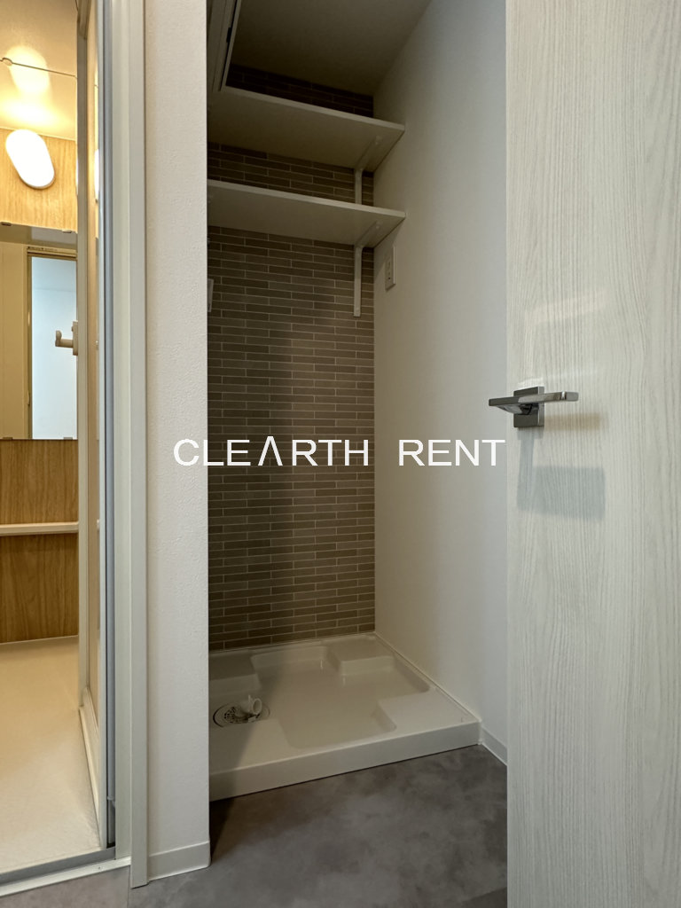 ＧＲＡＮ ＰＡＳＥＯ三宿Ⅱ2階 洗濯機置場は洗面室にあります。