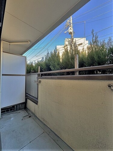 メゾンパール豊玉 バルコニー　※前回募集時2024年1月撮影