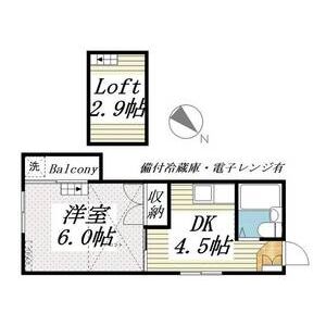 戸塚第20レジデンス202号室 間取