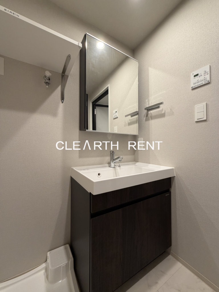 コンシェリア目黒本町 ＴＨＥ ＲＥＳＩＤＥＮＣＥ4階 スタイリッシュな独立洗面化粧台/鏡裏収納あり