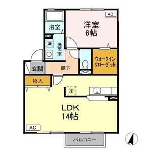 イーストサンハイム203号室 間取