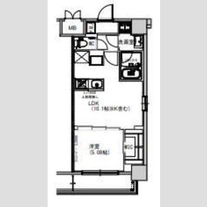 S-RESIDENCE千住大橋1205号室 間取