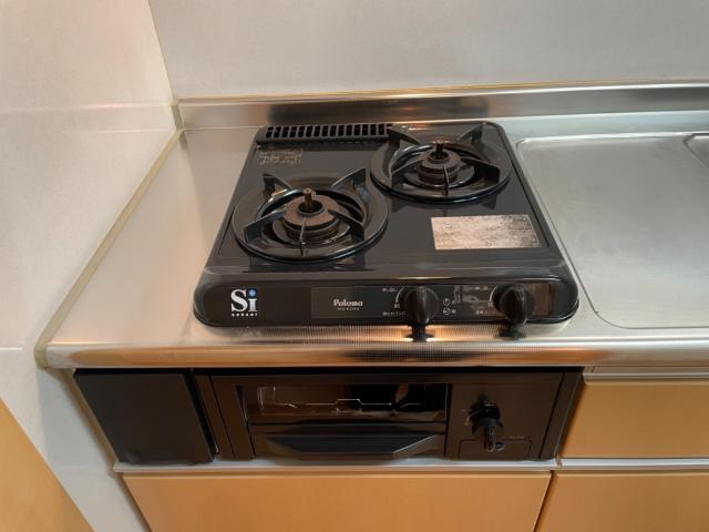 Ｂａｇｕｓ　Ｔｉｍｅ　Ｋ．Ｉ101号室 二口ガスコンロ