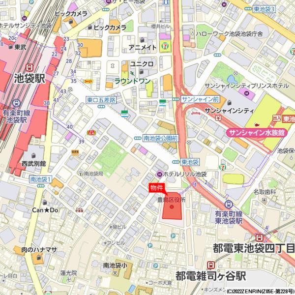 ＢｒｉｌｌｉａＴｏｗｅｒ池袋22階 null