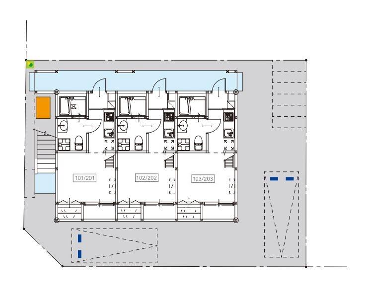 サンティエ袋山2階 同建物別部屋の参考画像