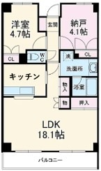 メゾンアイ4階 間取