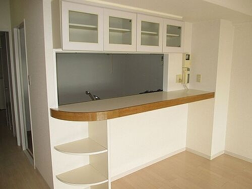 シティコートフドウ中山 キッチン対面カウンター ※前回募集時2018.12撮影